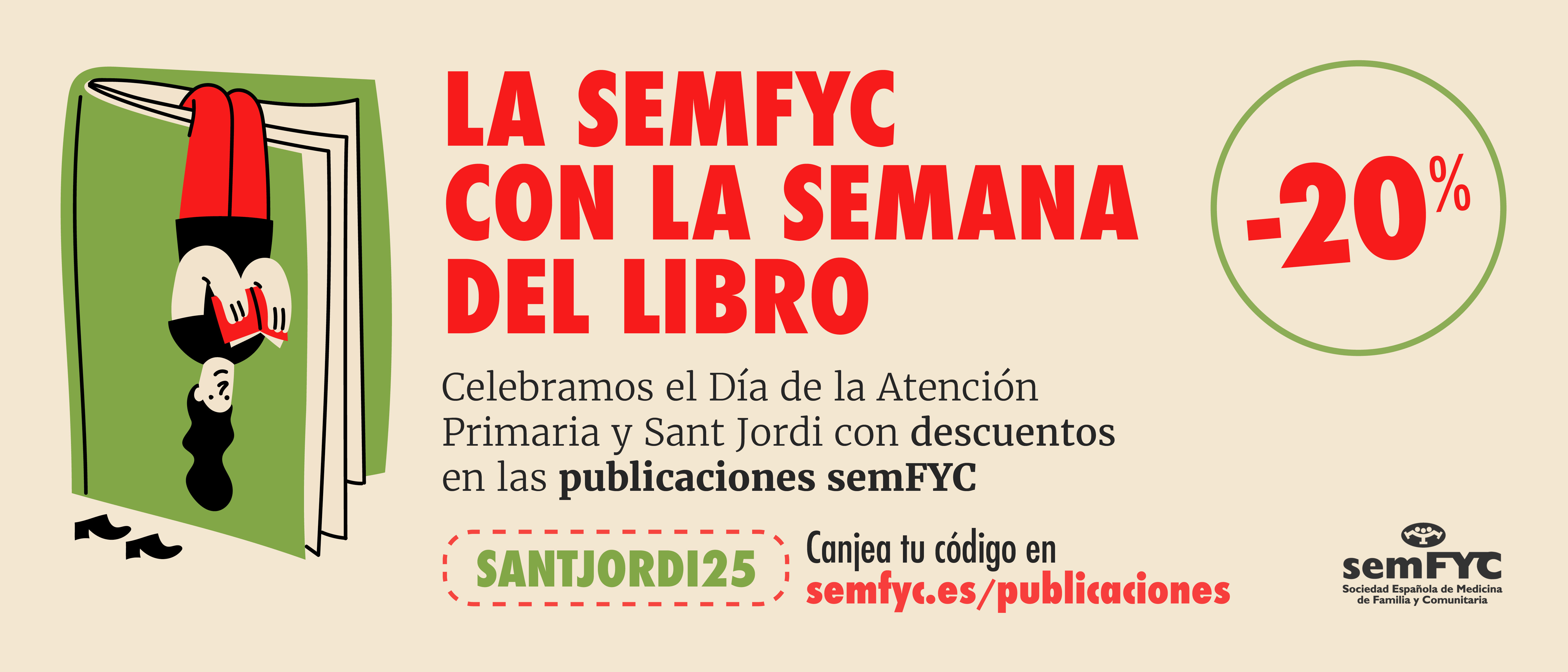 Celebra Sant Jordi con una promoción especial en el catálogo de publicaciones de la semFYC